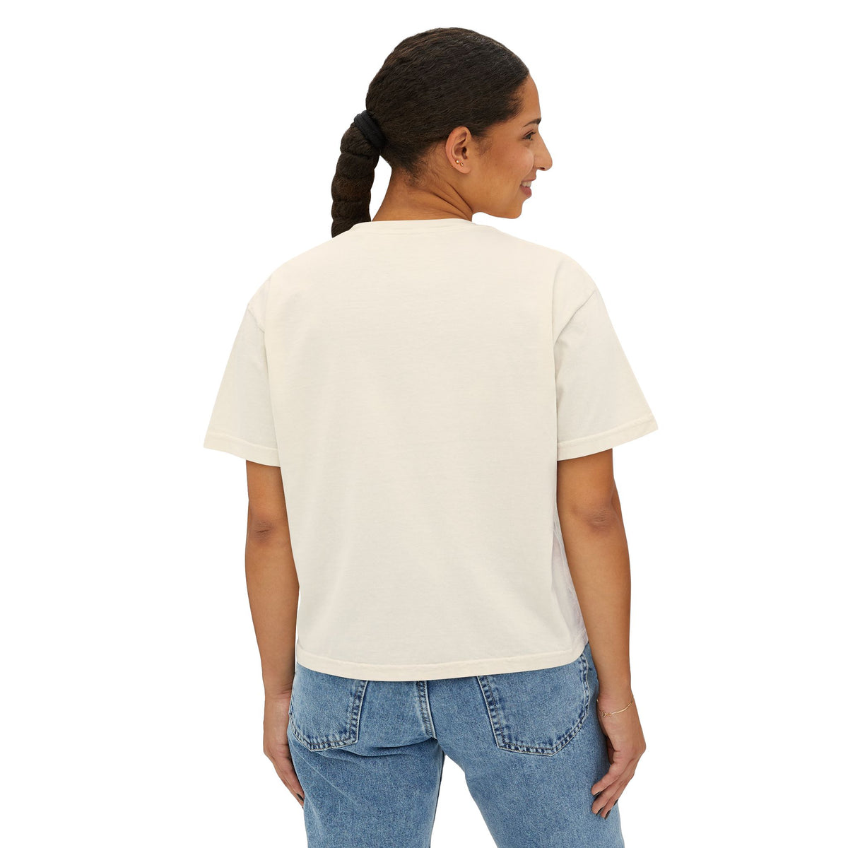 Birthday Queen Tee — Women’s Boxy Birthday Shirt with African American Princess Design
