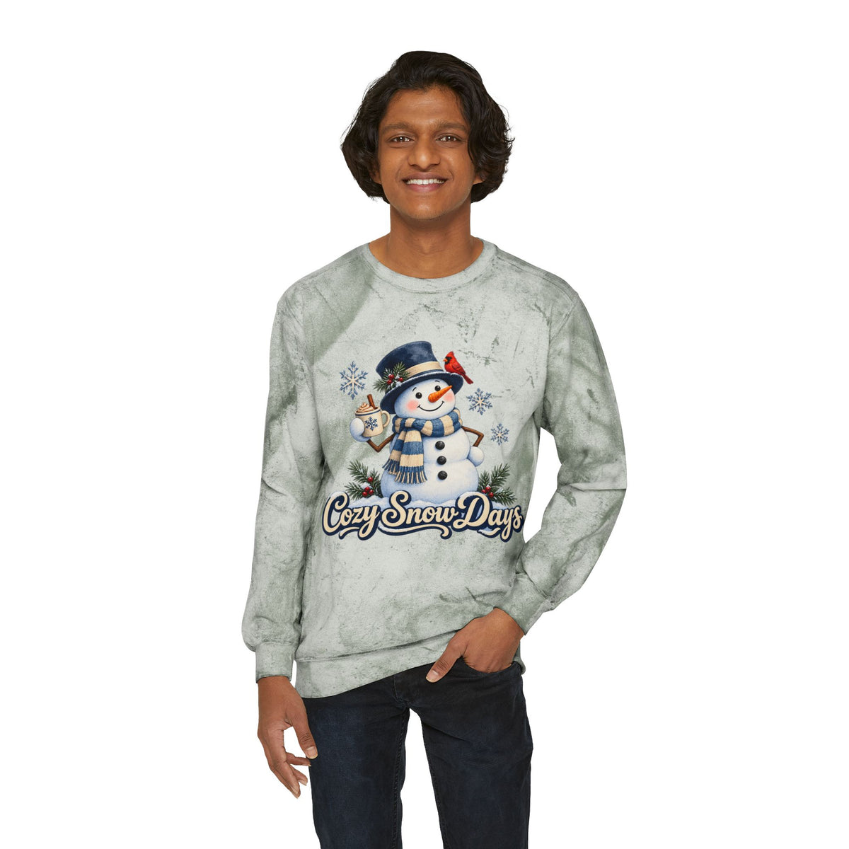 Unisex Color Blast Crewneck Sweatshirt