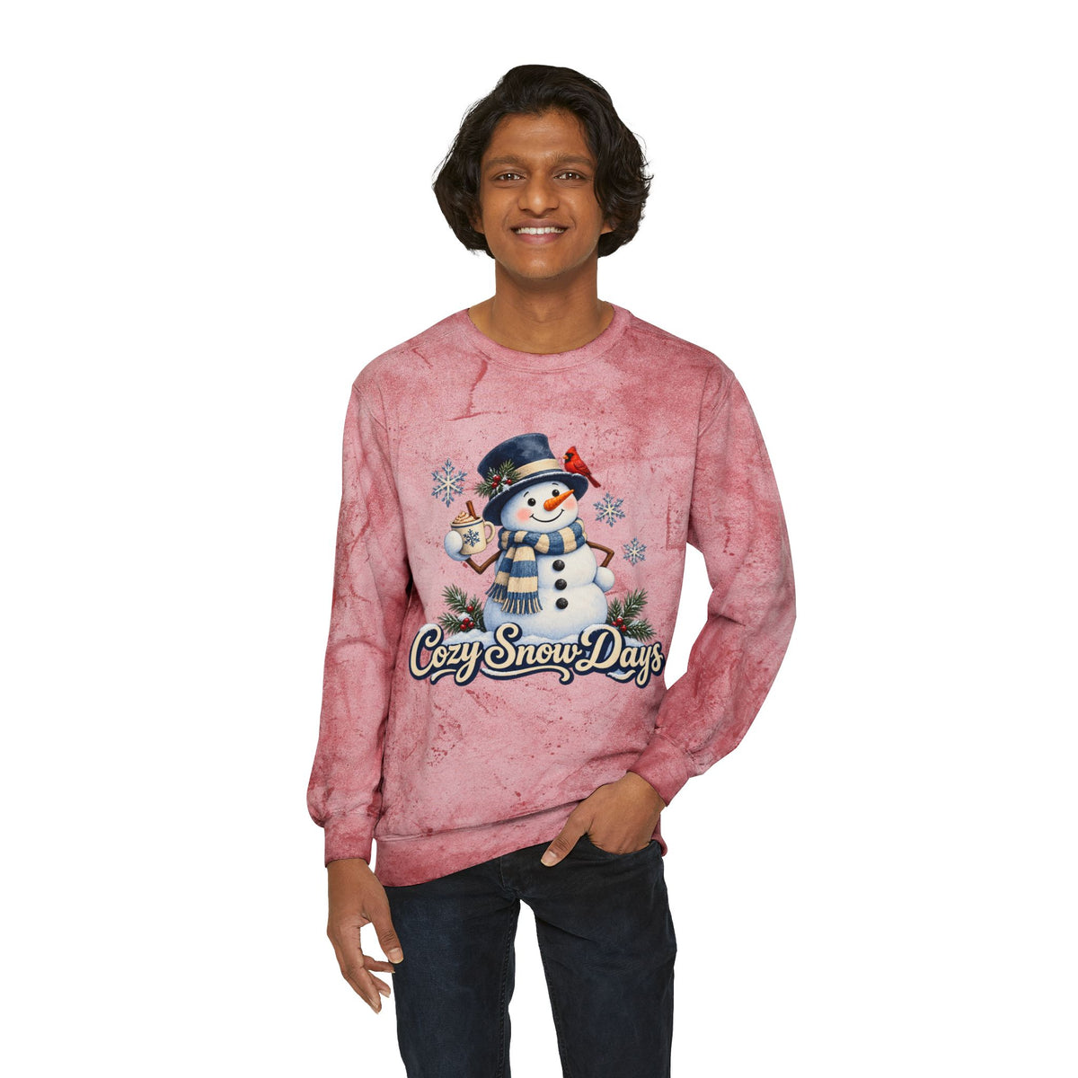 Unisex Color Blast Crewneck Sweatshirt