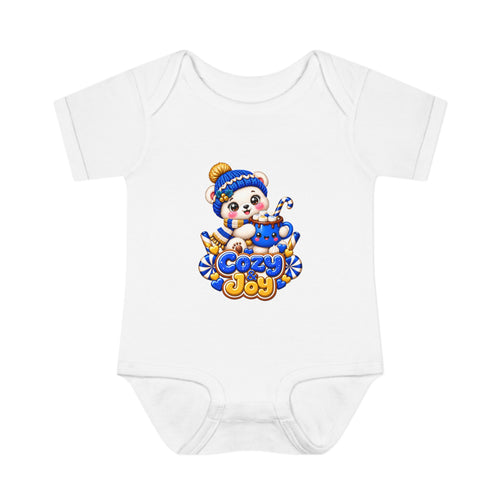 Baby Bodysuit — Cozy Joy Winter Panda Graphic