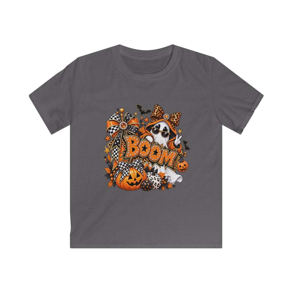 Halloween Ghost & Pumpkin T-Shirt, Spooky Cute Graphic Tee
