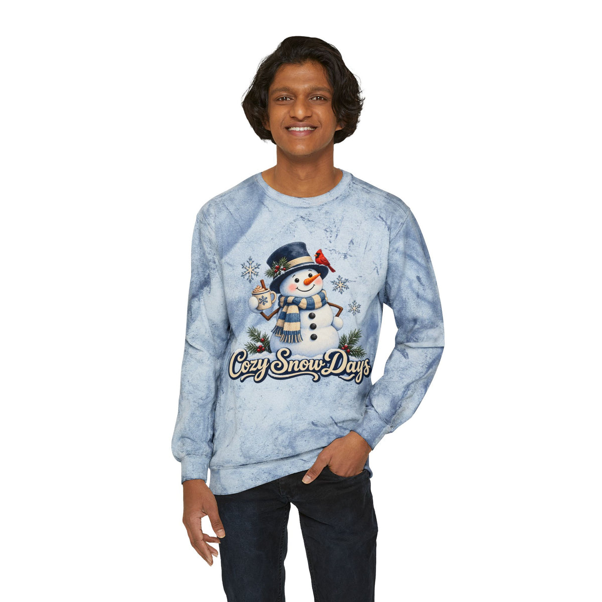 Unisex Color Blast Crewneck Sweatshirt