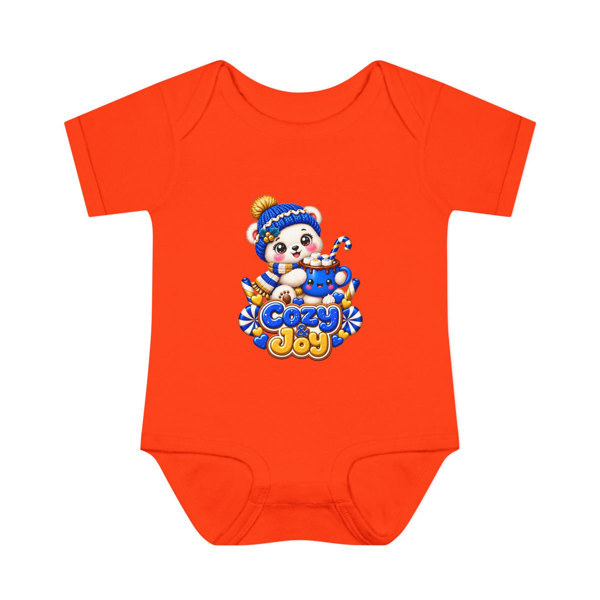 Baby Bodysuit — Cozy Joy Winter Panda Graphic