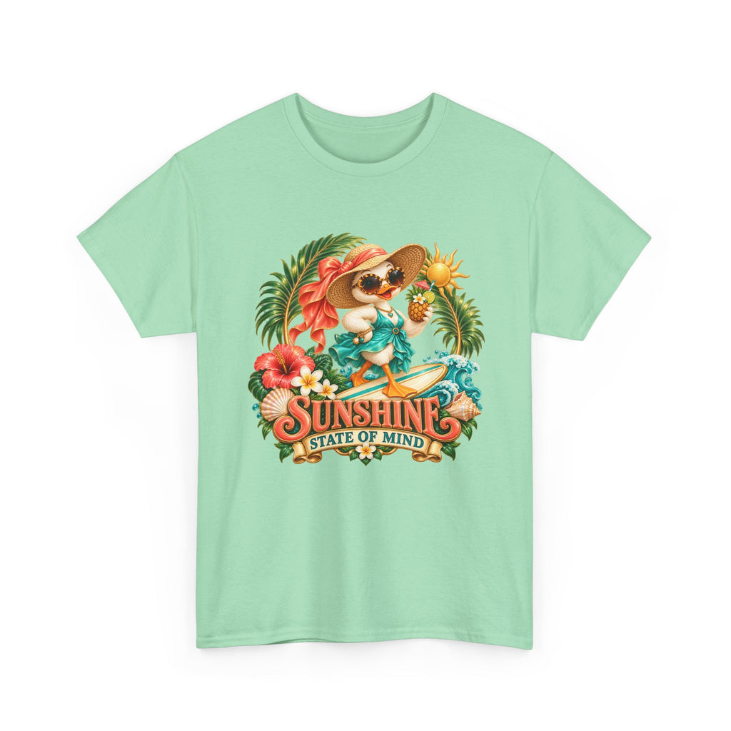 Sunshine State of Mind T-Shirt | Tropical Beach Dog Graphic
