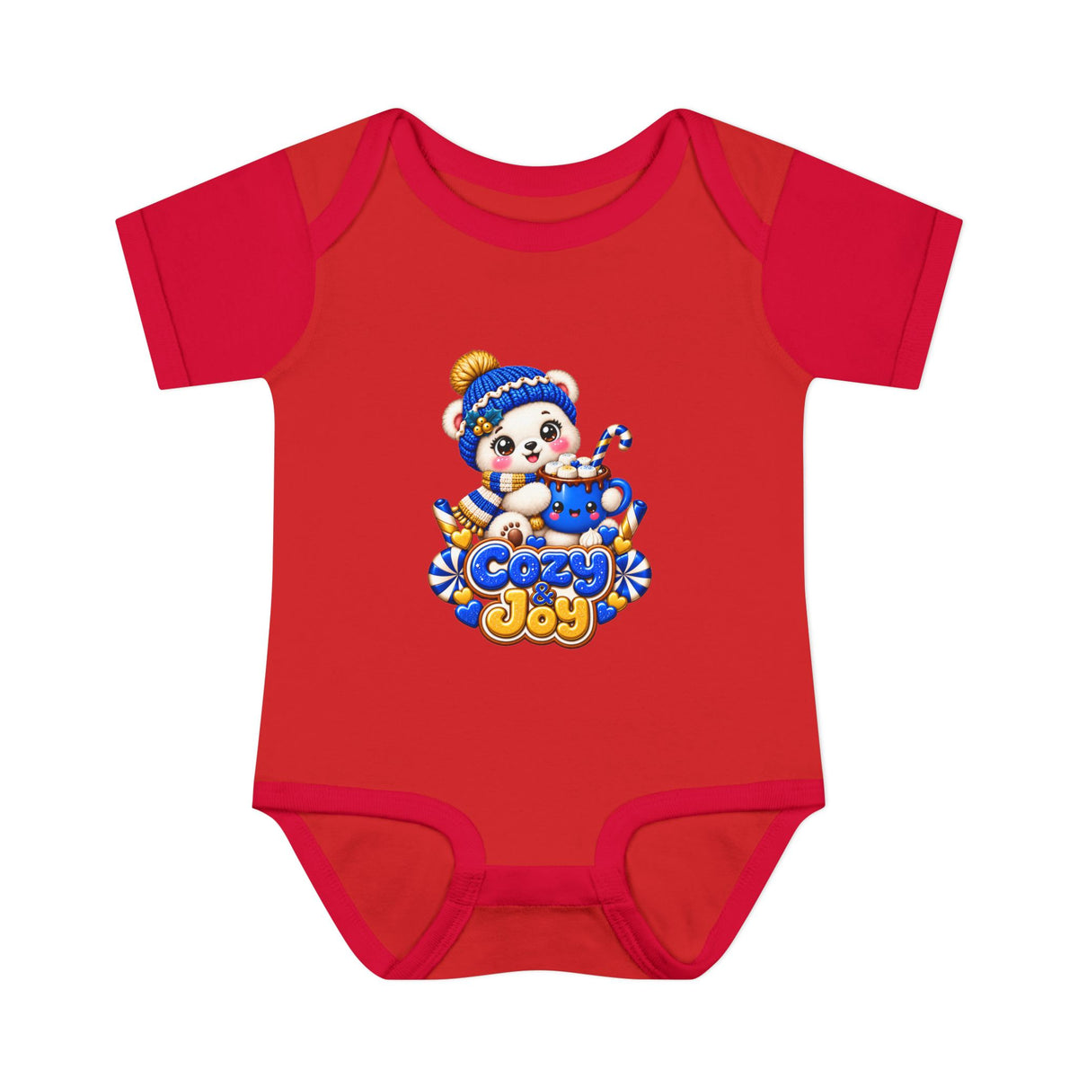 Baby Bodysuit — Cozy Joy Winter Panda Graphic