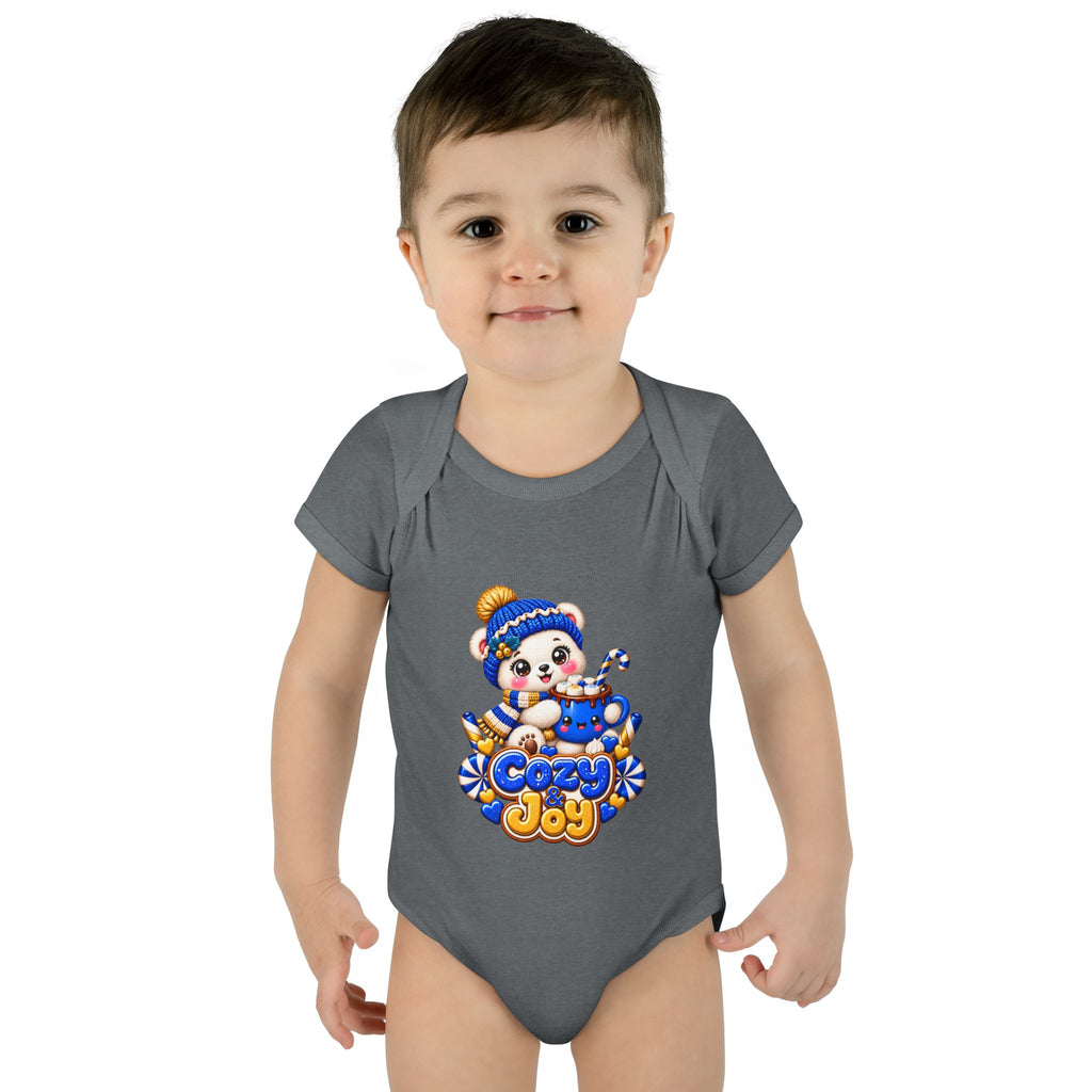 Baby Bodysuit — Cozy Joy Winter Panda Graphic