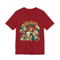 Birthday Queen Tee — Gold & Teal Balloon Party Graphic Shirt