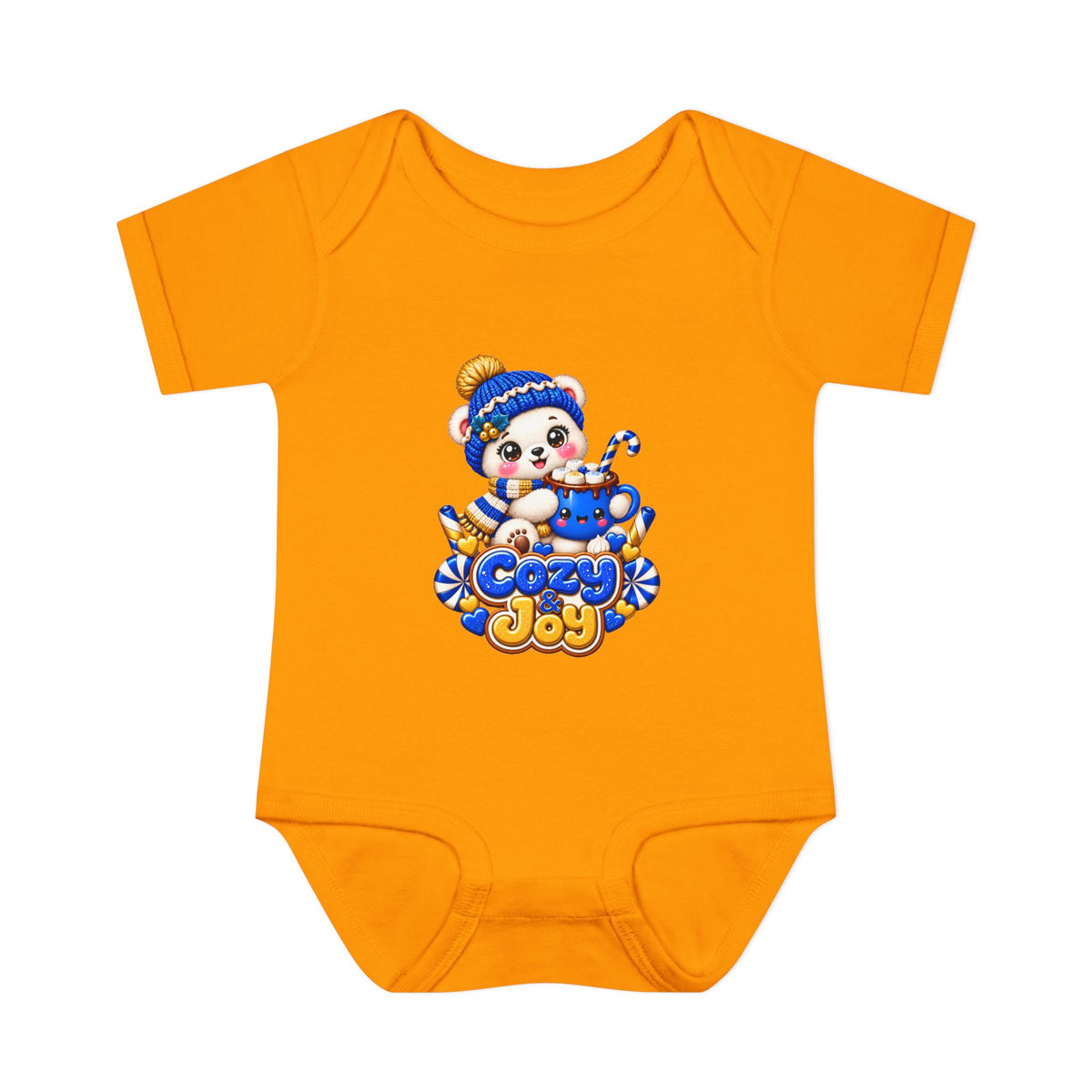 Baby Bodysuit — Cozy Joy Winter Panda Graphic