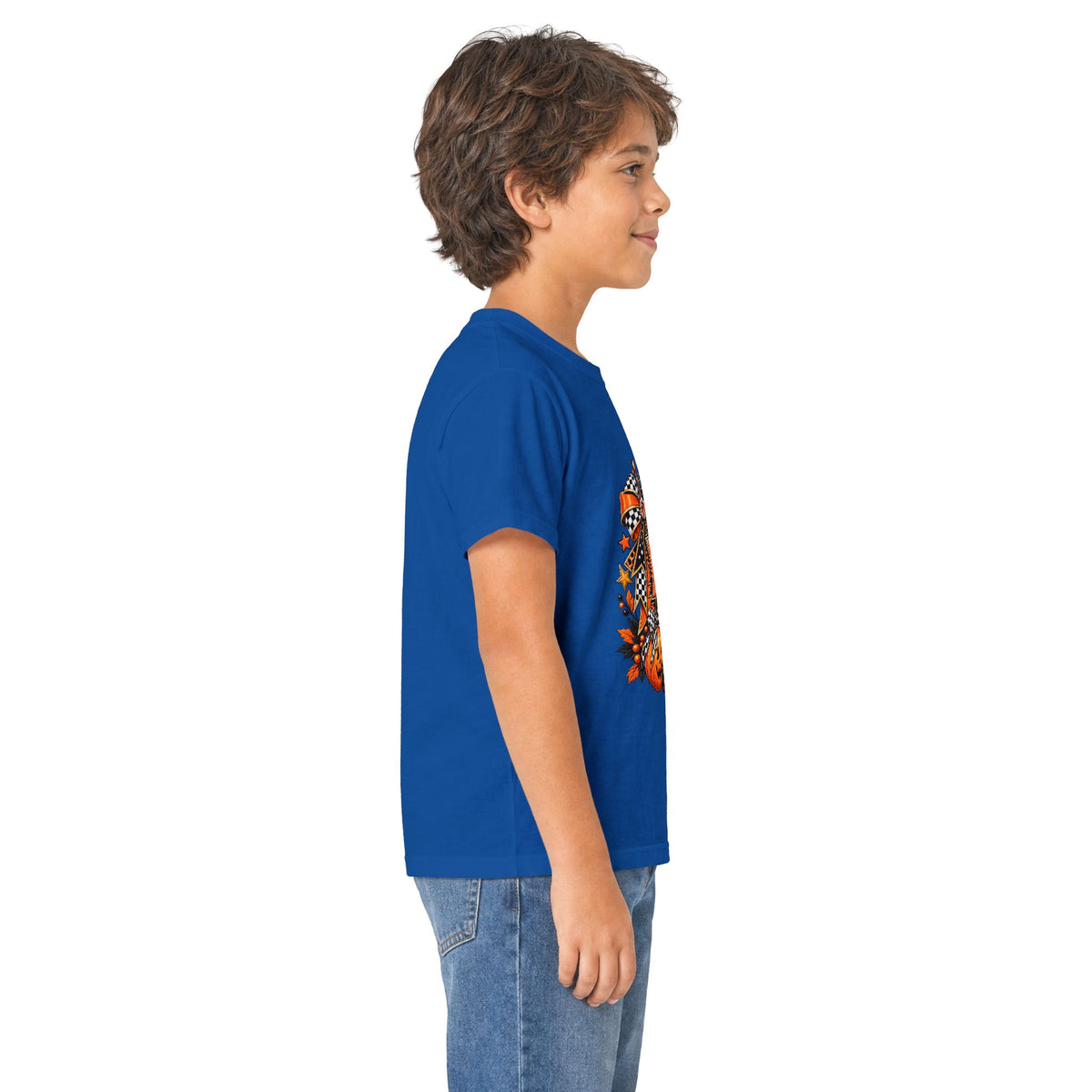 Halloween Ghost & Pumpkin T-Shirt, Spooky Cute Graphic Tee