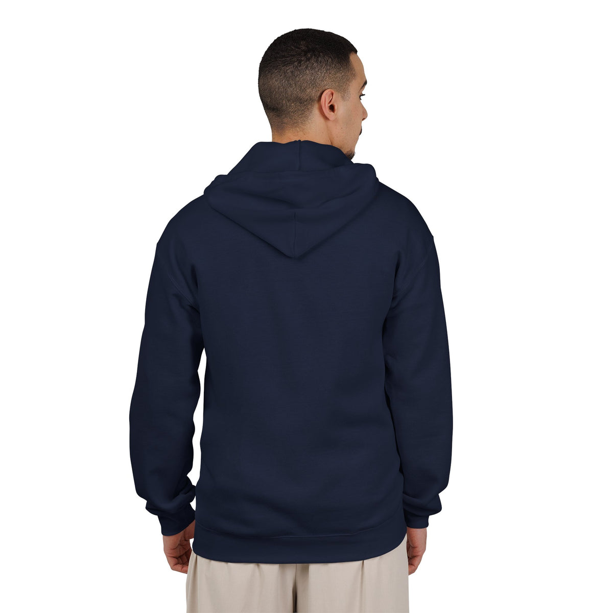 Winter Cheers Snowman Zip Hoodie | Holiday Drinking Wine Design