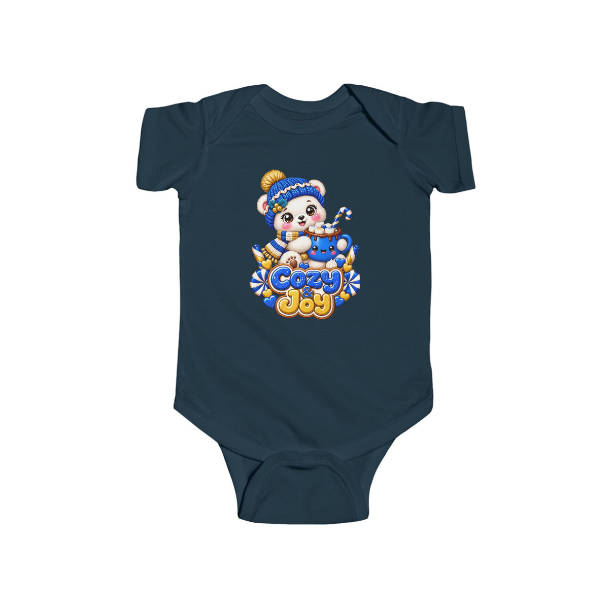 Cozy Joy Penguin Winter Infant Bodysuit