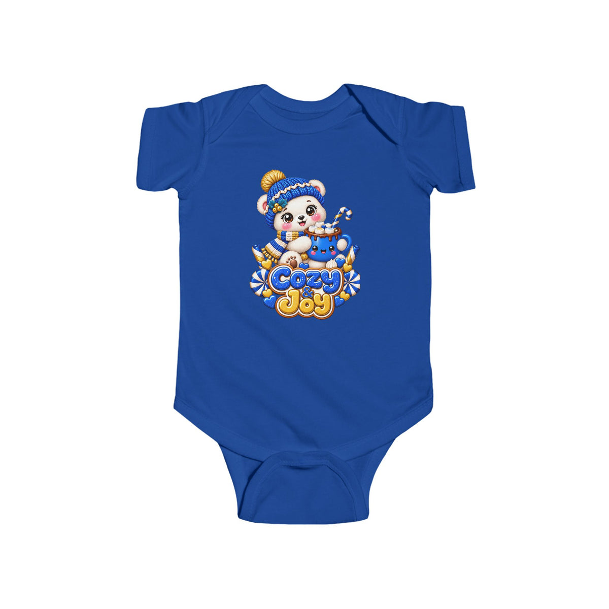 Cozy Joy Penguin Winter Infant Bodysuit