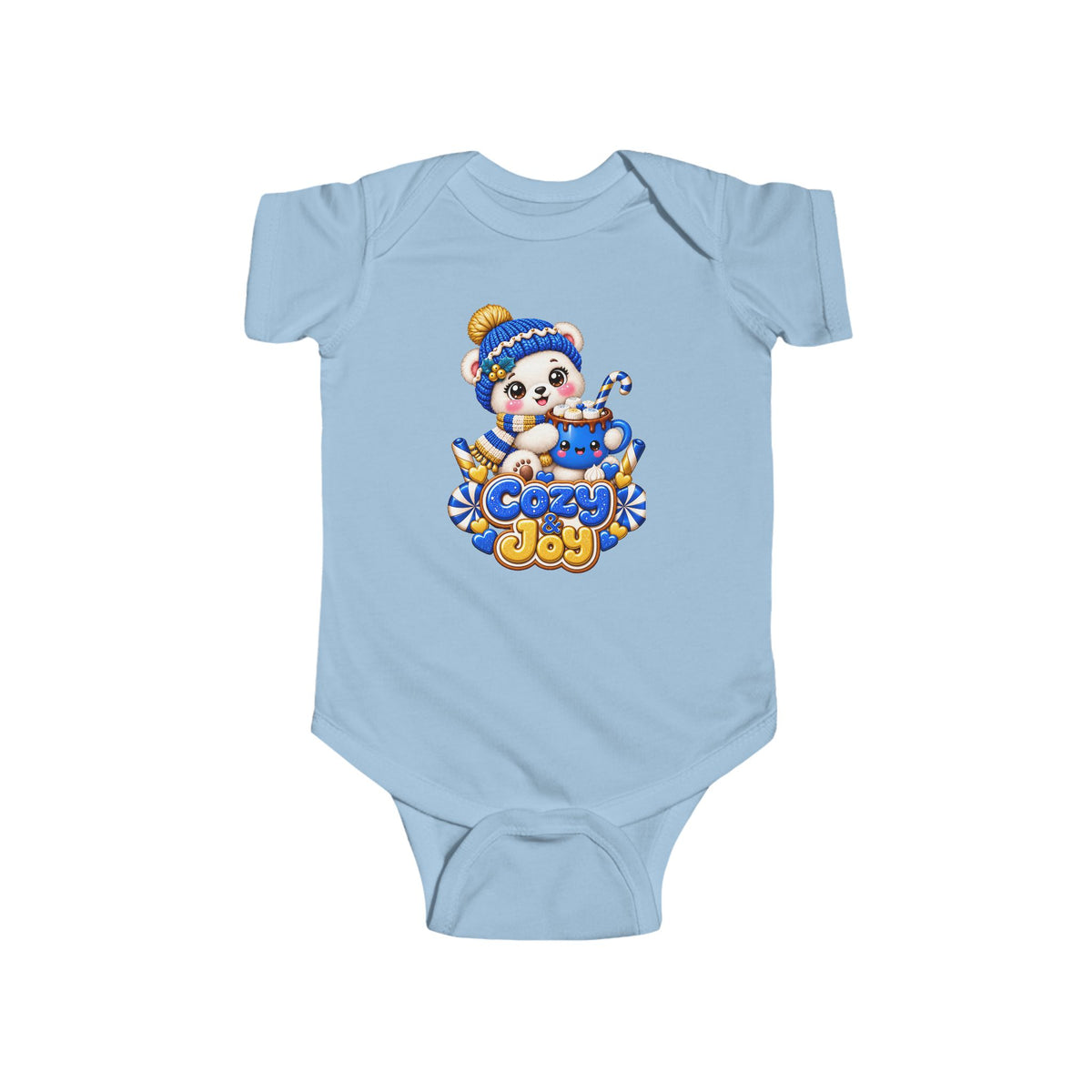 Cozy Joy Penguin Winter Infant Bodysuit