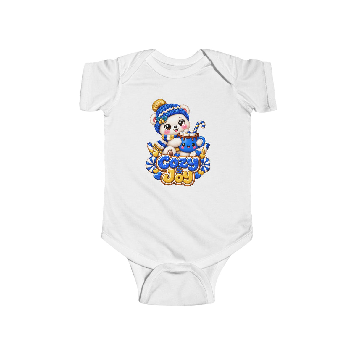 Cozy Joy Penguin Winter Infant Bodysuit