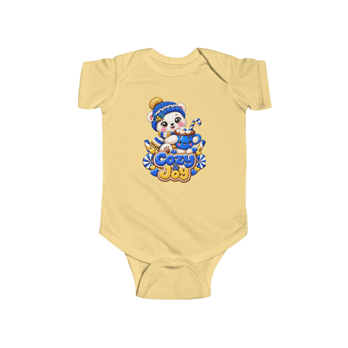 Cozy Joy Penguin Winter Infant Bodysuit