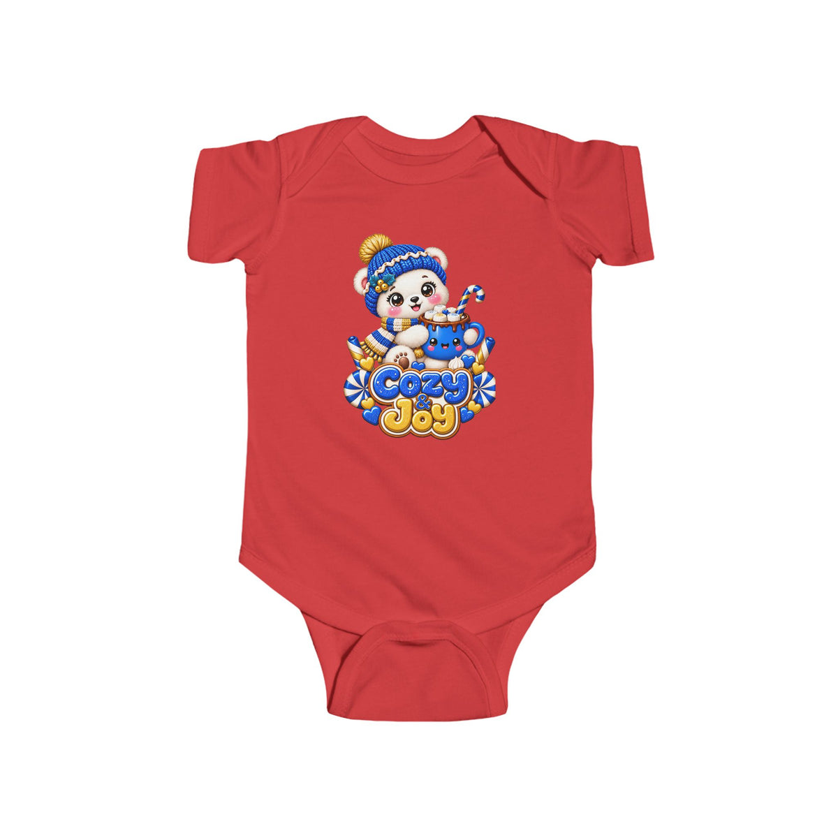 Cozy Joy Penguin Winter Infant Bodysuit