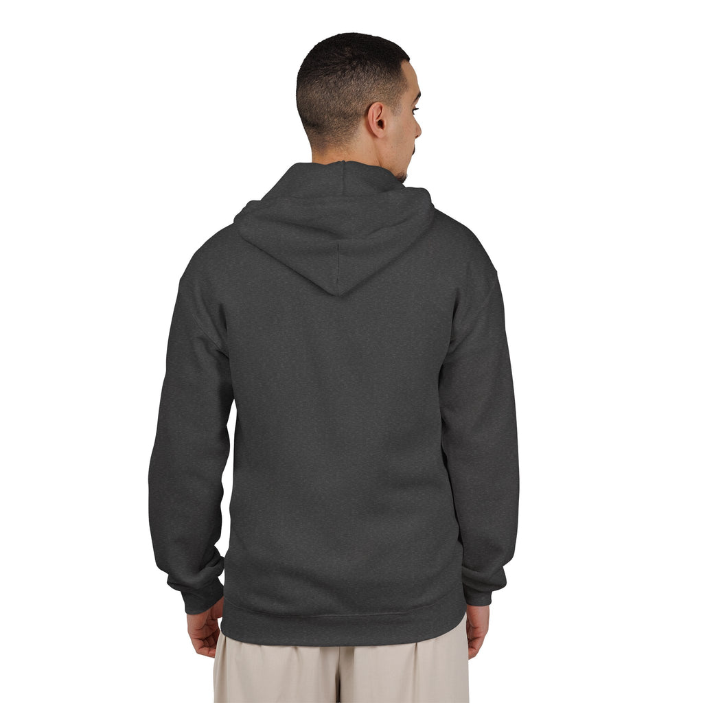 Winter Cheers Snowman Zip Hoodie | Holiday Drinking Wine Design