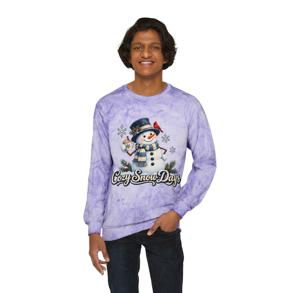 Unisex Color Blast Crewneck Sweatshirt